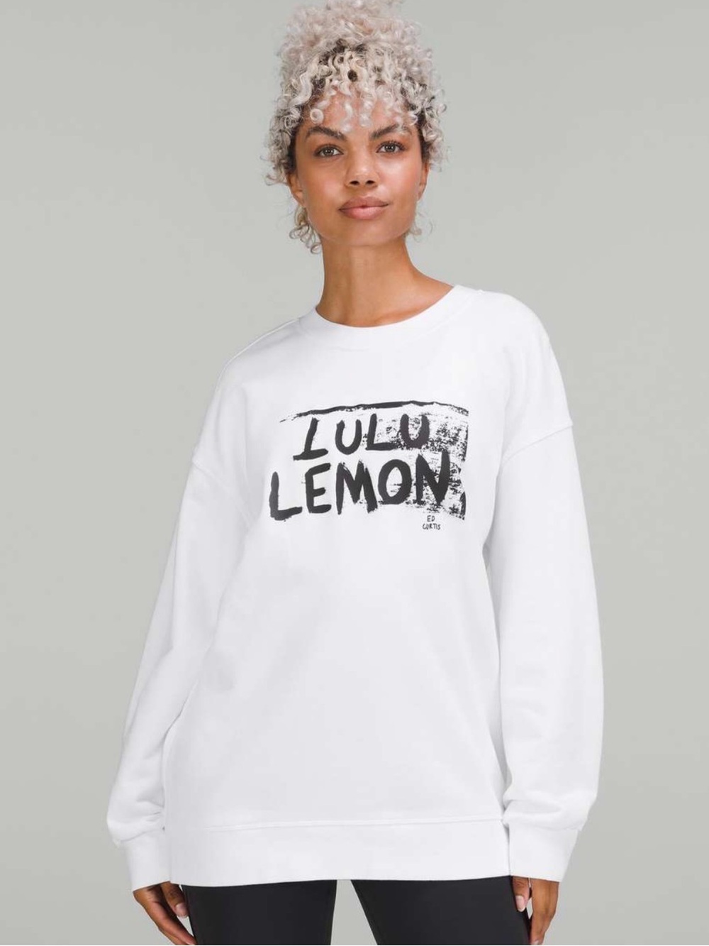 Lululemon Perfectly Oversized Crew by Ed Curtis Size 4 LIKE NEW